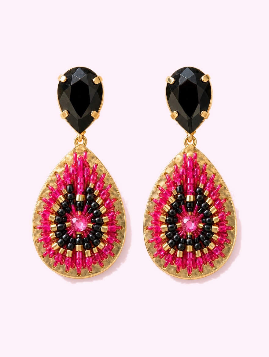 Cercei statement Fucsia Lola Casademunt