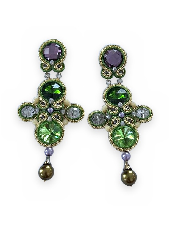 Cercei soutache Jardin