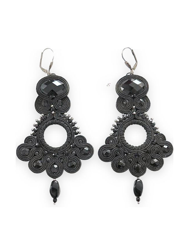 Cercei soutache Nocturne