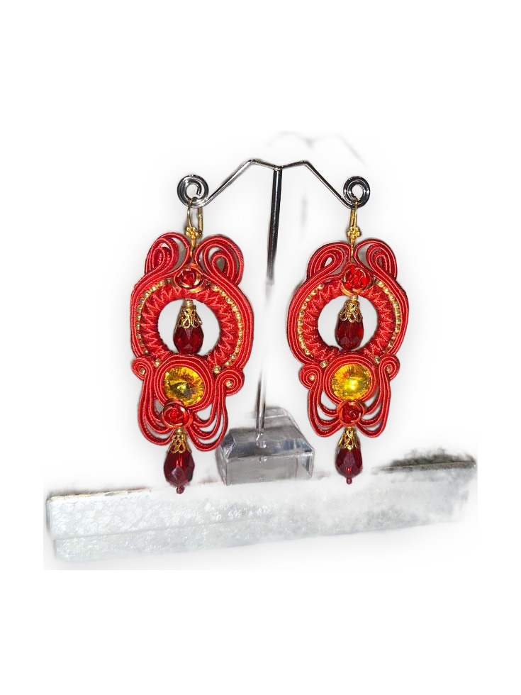 Cercei soutache Ignite